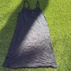 Hanro Black Lace-Trim chemise Size XS